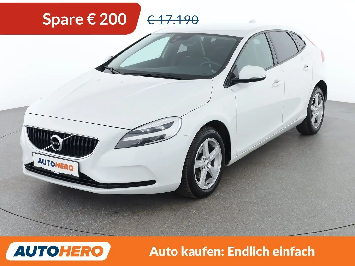 Volvo V40 2.0 D2 Edition Weiß - 1