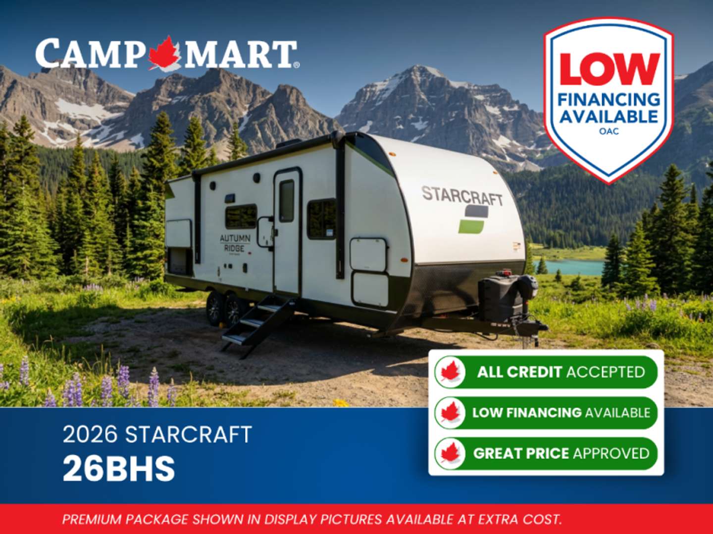 2026 Autumn Ridge Starcraft Travel Trailer for sale by Camp Mart