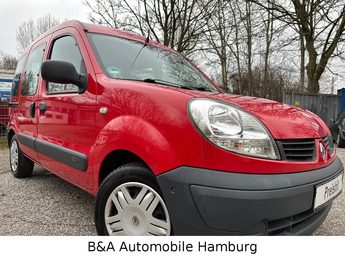 Renault Kangoo Campus 2Hand+Tüv/Au NEU+AHK+KLima Rot - 1