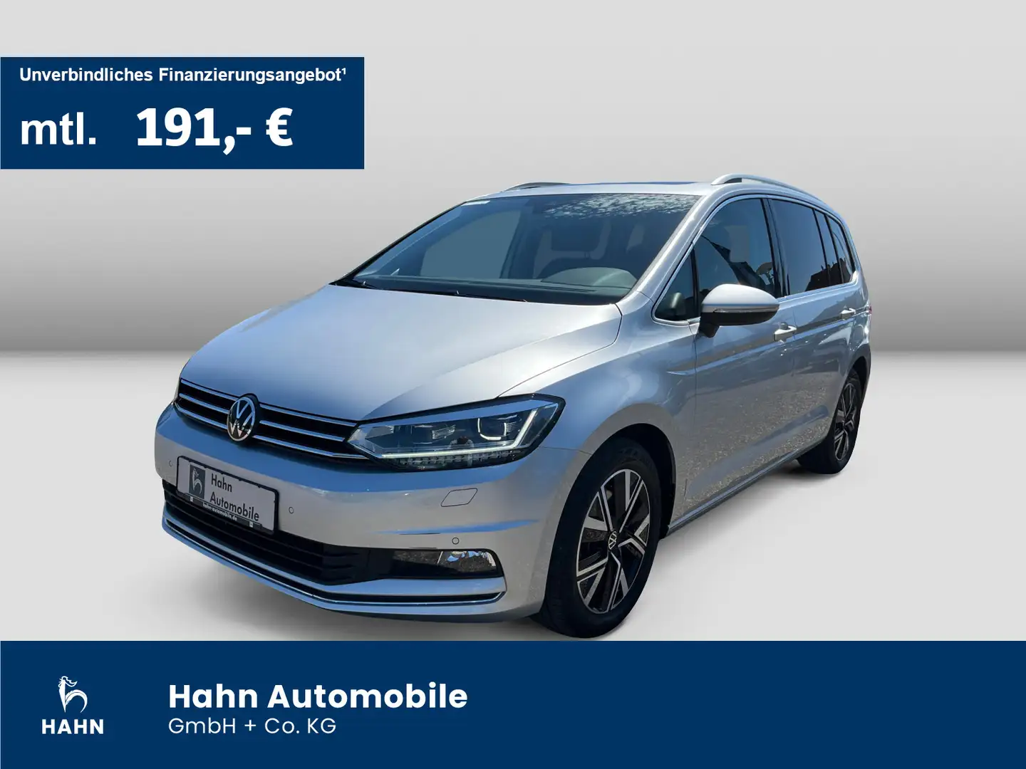 Volkswagen Touran 2.0TDI DSG Highline LED Nav Pano ACC APP Silber - 1
