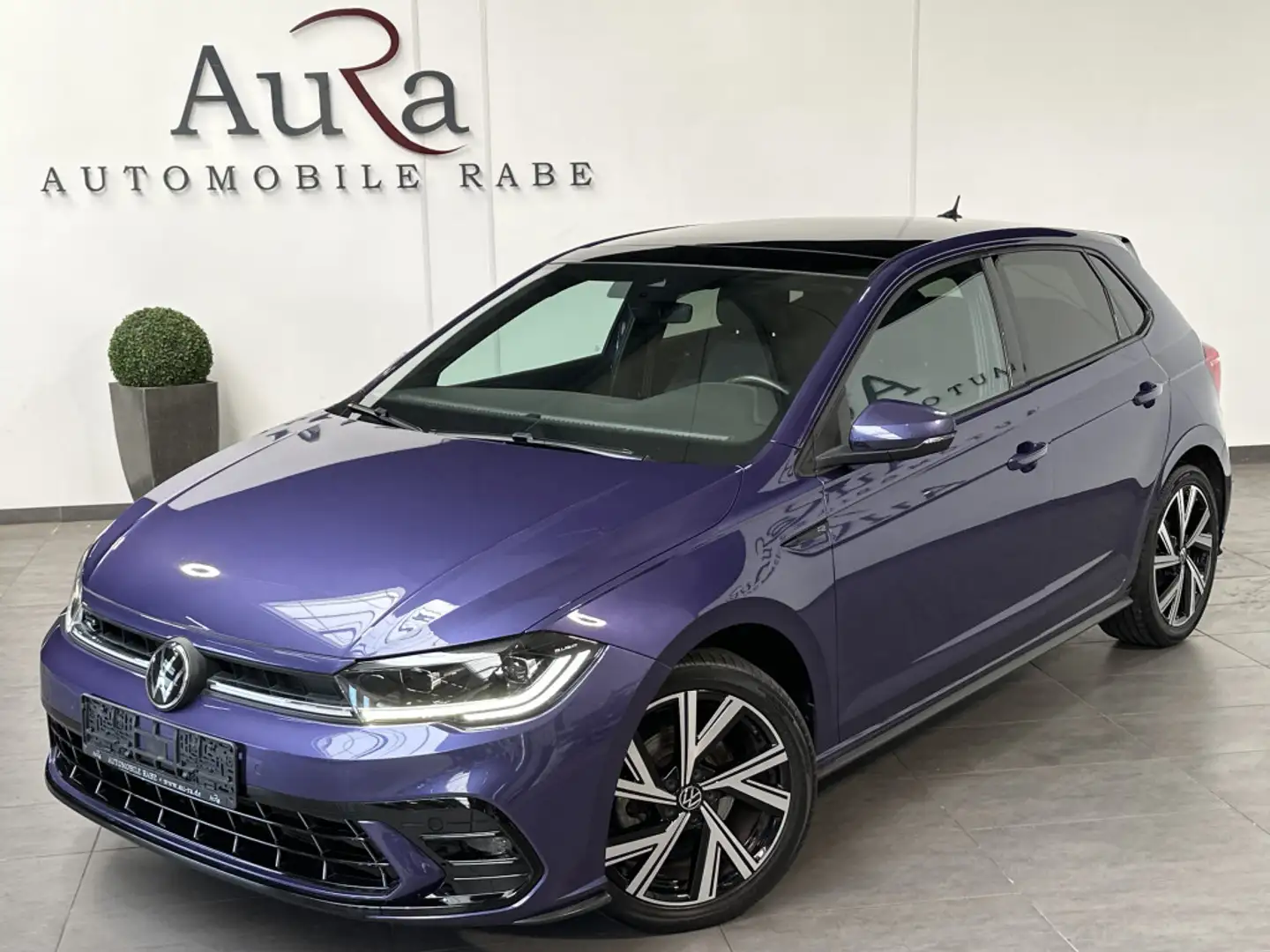 Volkswagen Polo 1.0 TSI DSG R-Line NAV+LED+PANO+VCOCKPIT+PP Violett - 1