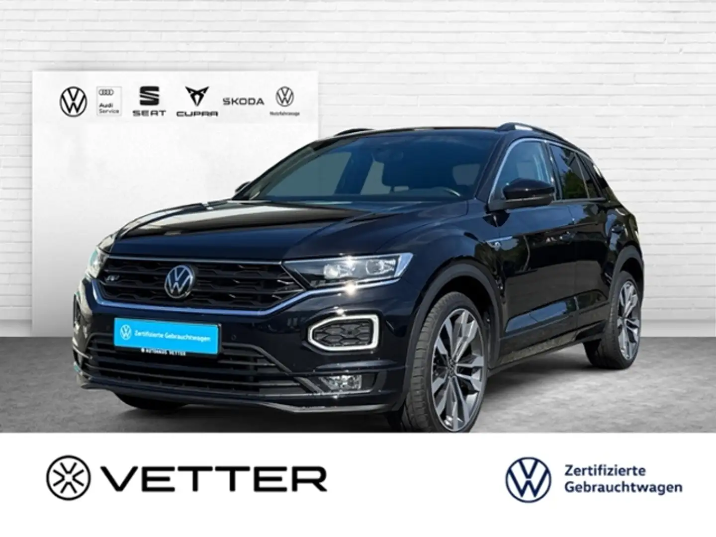 Volkswagen T-Roc 2.0 TSI R-Line 4MOTION DSG KLIMA LED NAVI ALU Nero - 1
