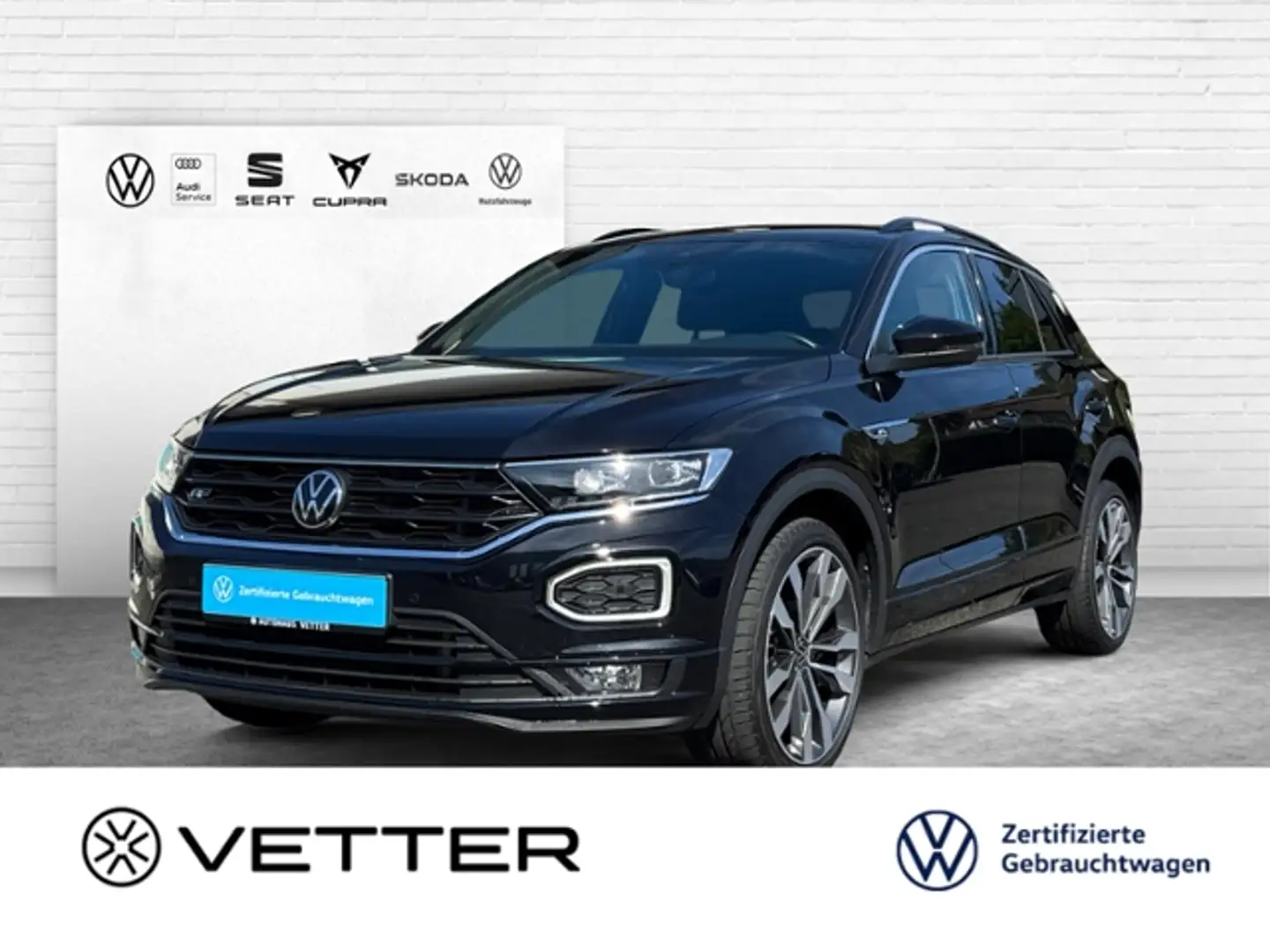 Volkswagen T-Roc 2.0 TSI R-Line 4MOTION DSG KLIMA LED NAVI ALU Nero - 2