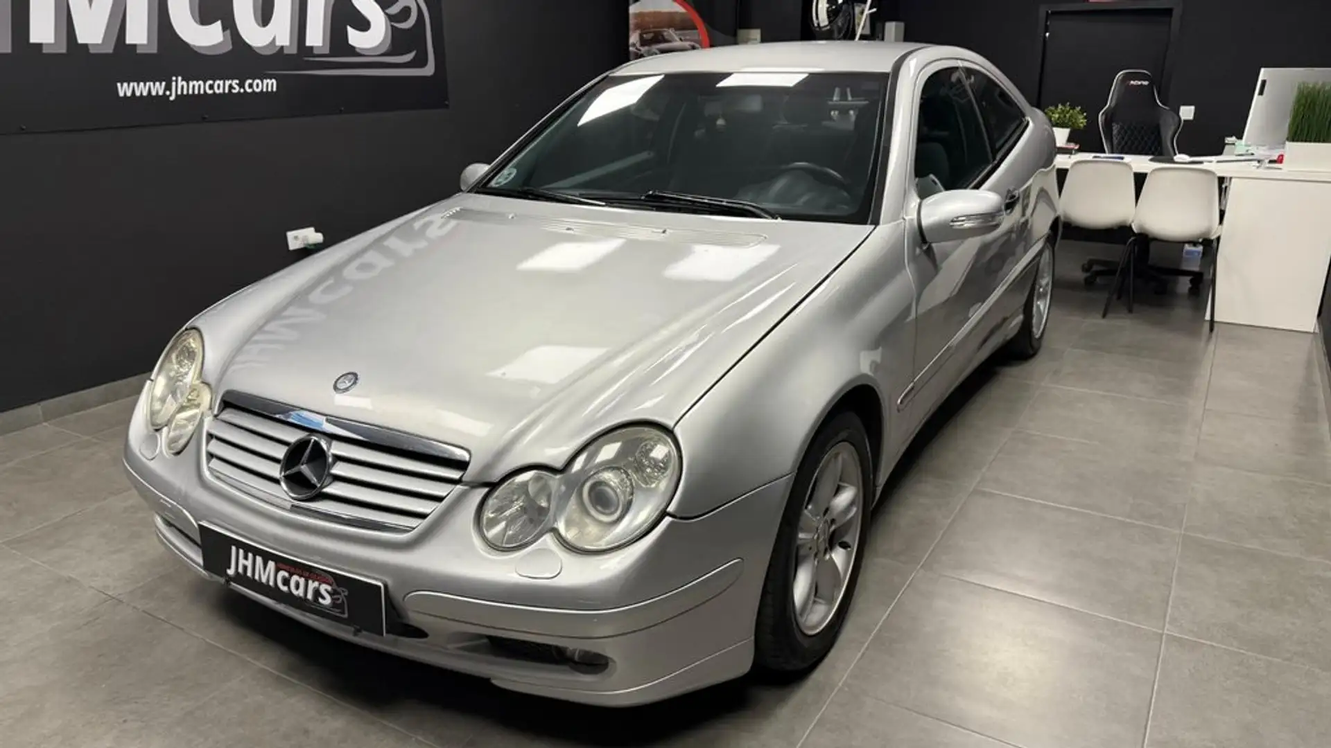 Mercedes-Benz C 180 Sportcoupé K Gris - 1