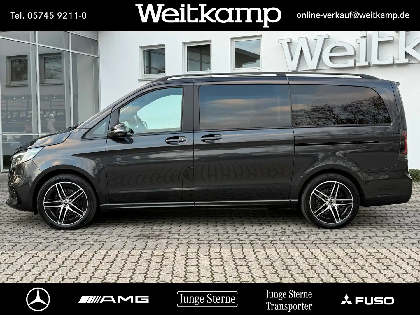 Mercedes-Benz V 250 V 250 d 4M AVANT. Lang AMG+PANO+AHK+360°+7-SITZ Grau - 2