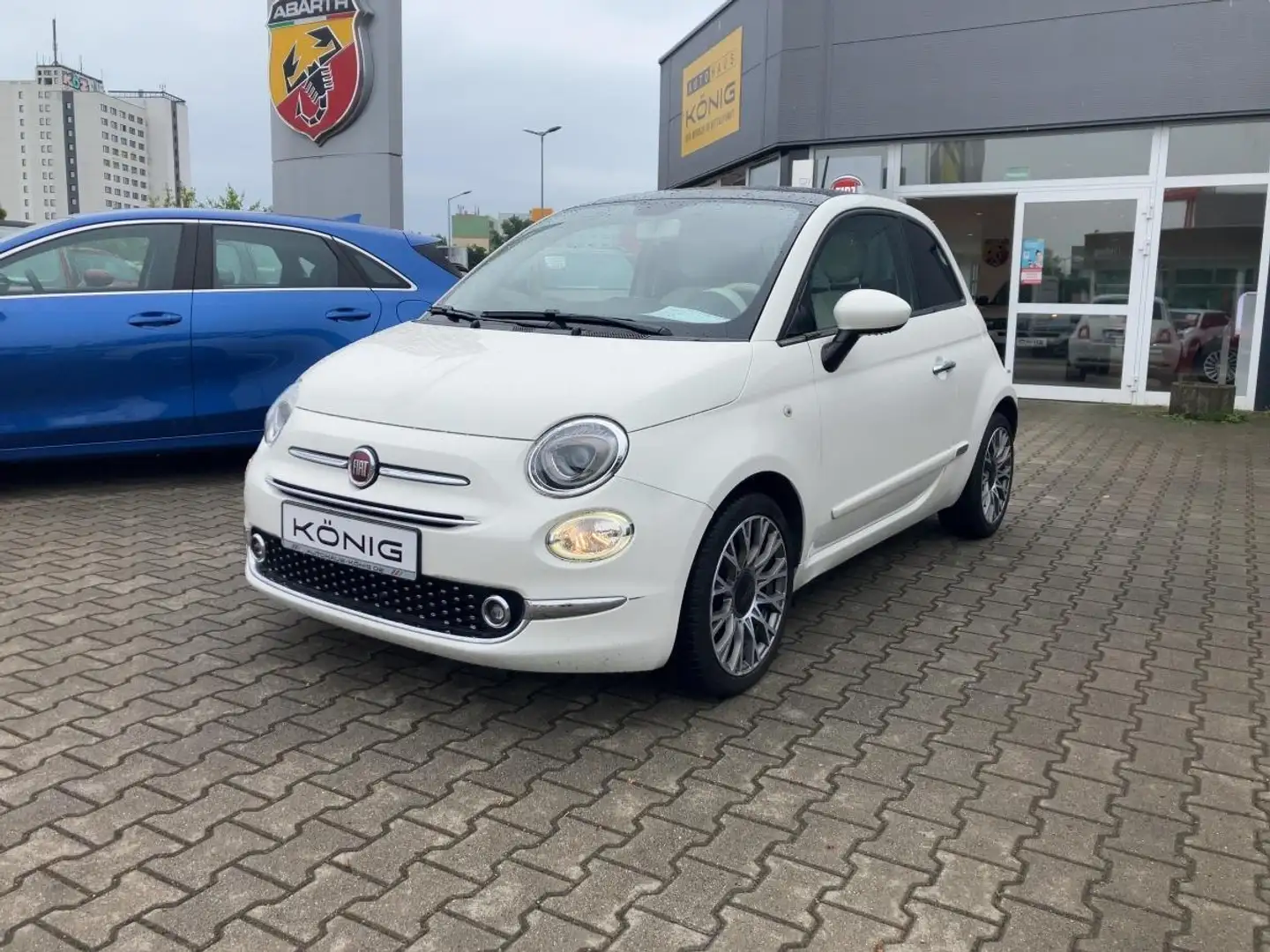 Fiat 500 Lounge Automatik Wit - 1