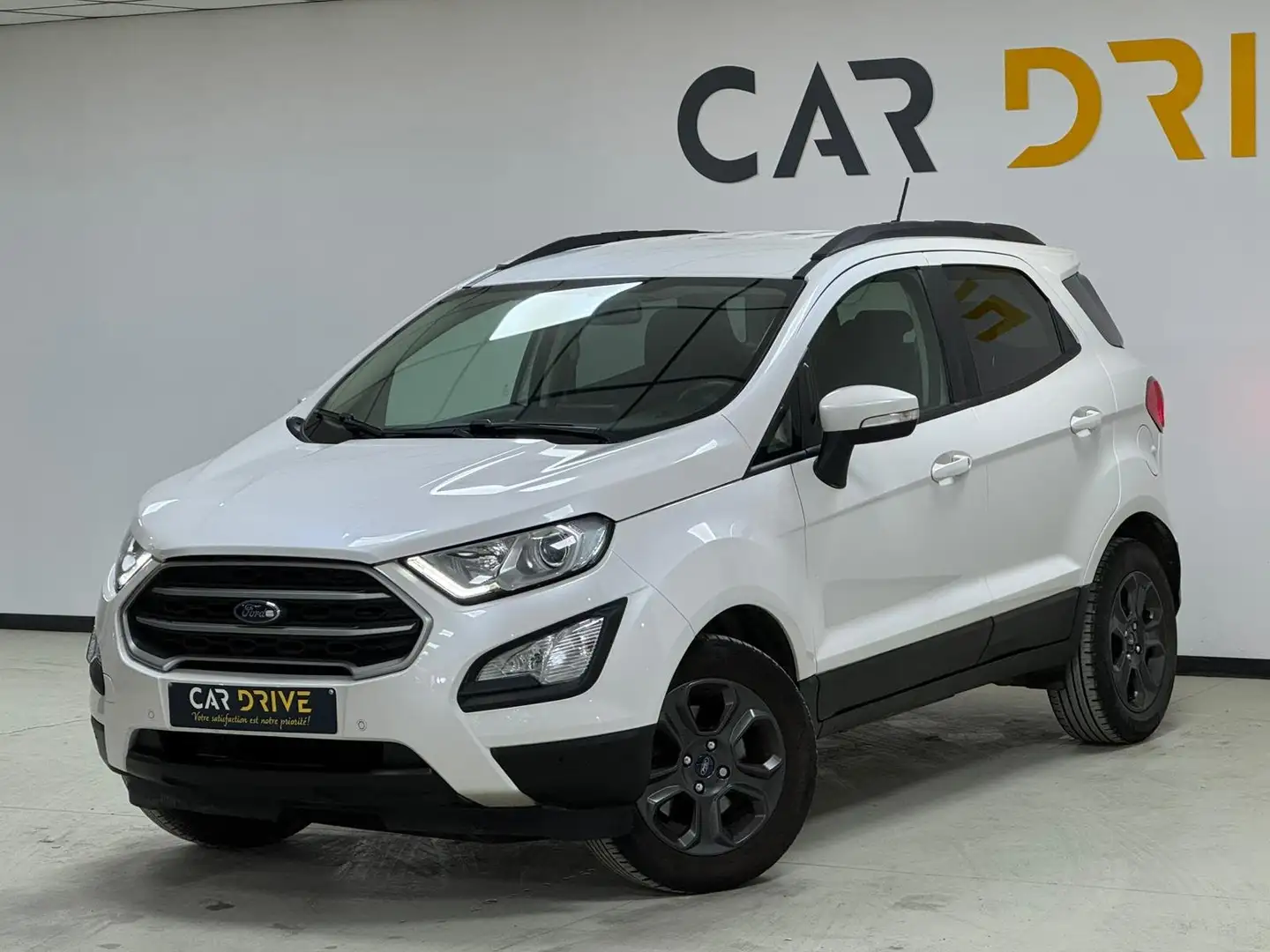 Ford EcoSport 1.0 I CAPTEURS AV AR/CRUISE/SIEGE CHAUF/LED/CARPLA Blanc - 1