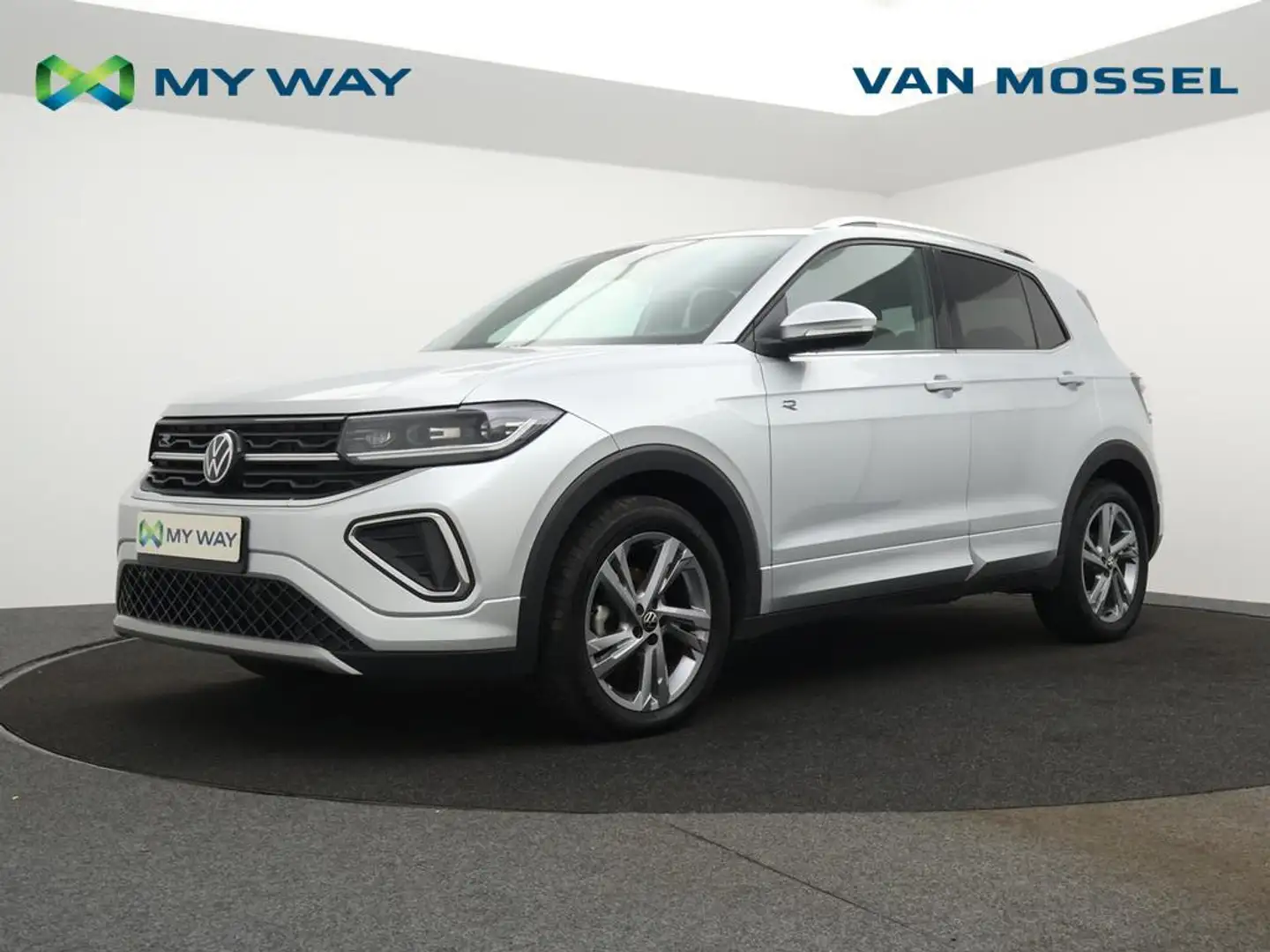 Volkswagen T-Cross T-Cross 1.0TSI 115PK R-Line *AUTOMAAT*FULL LED*ADA Zilver - 1