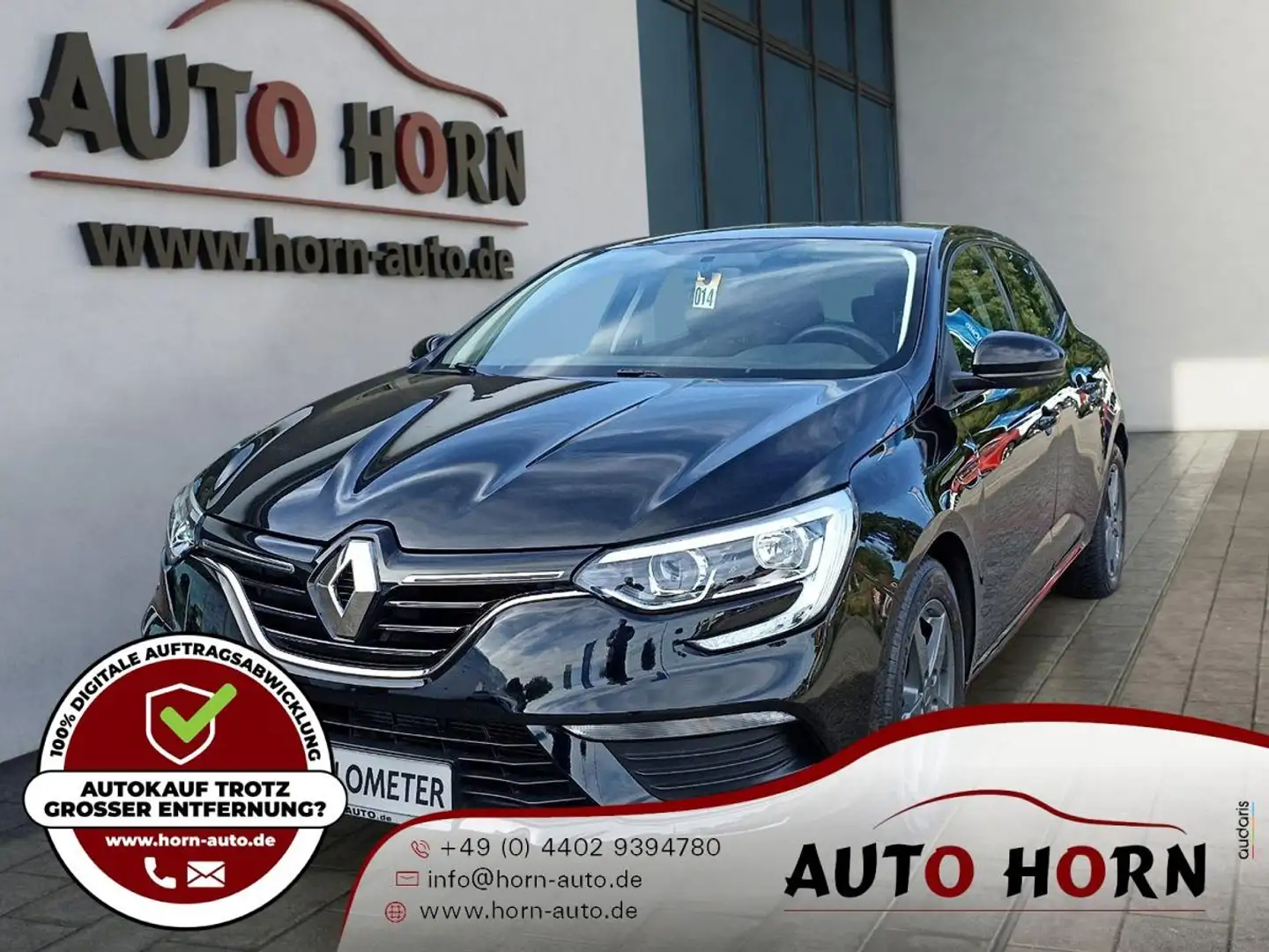 Renault Megane 1.3 TCE Life*Klima*Temp*Bluet*Alu*57 tkm* Schwarz - 1
