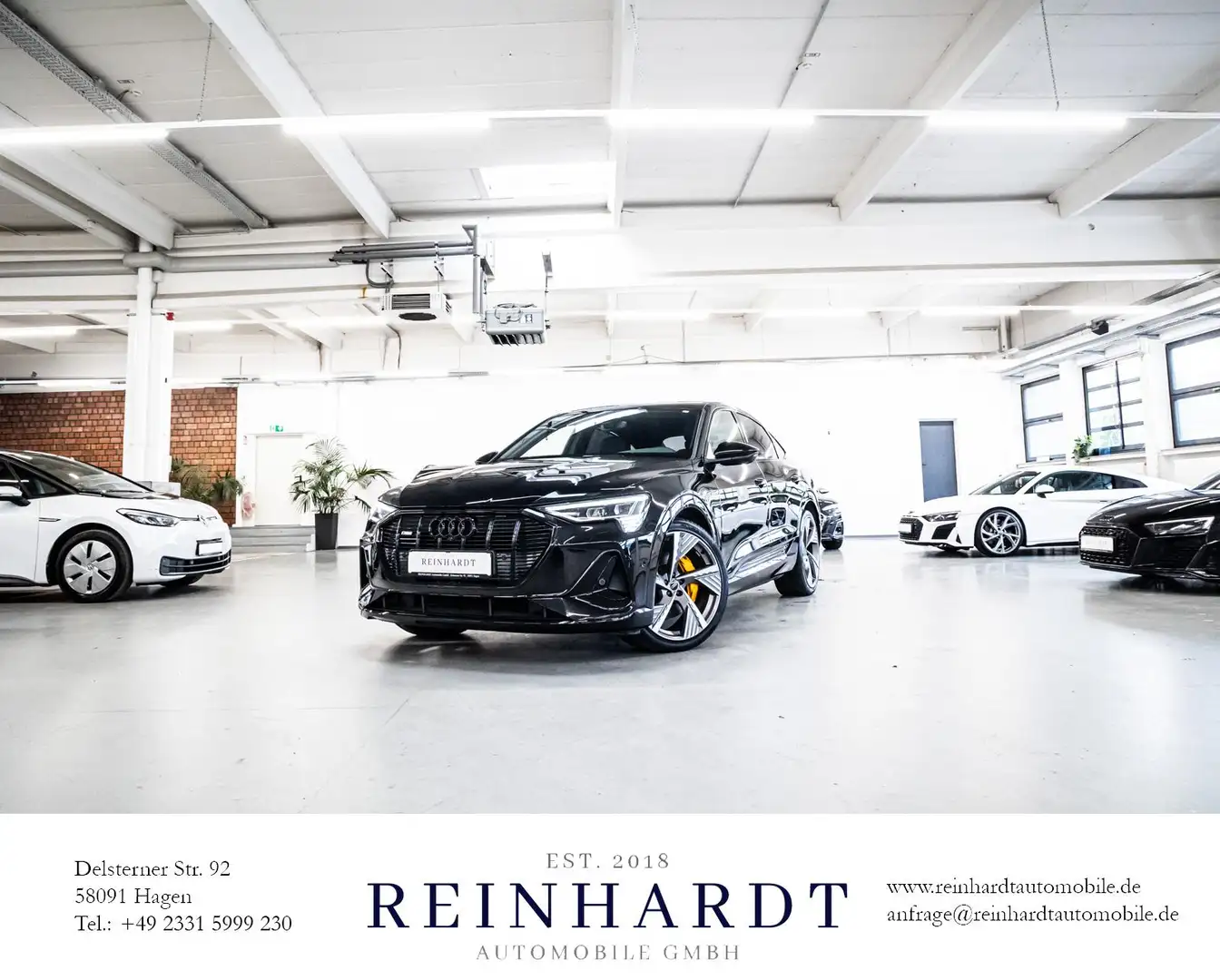 Audi e-tron SPORTBACK 55 2x S LINE 22Z./ACC/PANO/360° Schwarz - 1