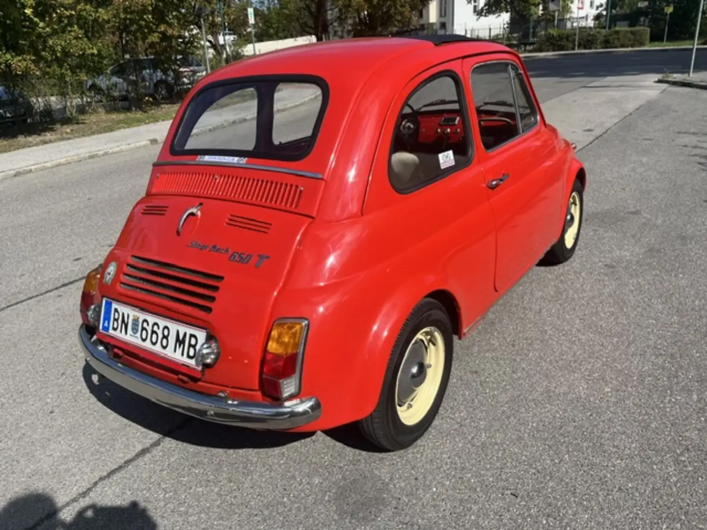 Fiat 500 Steyr Puch 650T Rot - 2