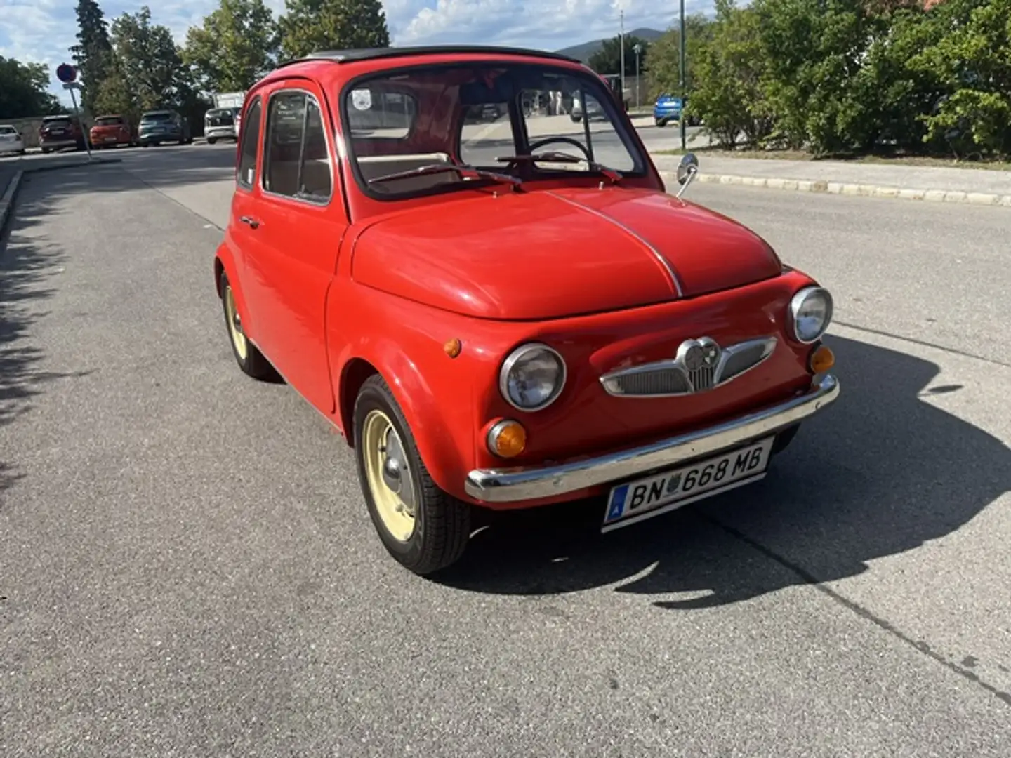 Fiat 500 Steyr Puch 650T Rot - 1