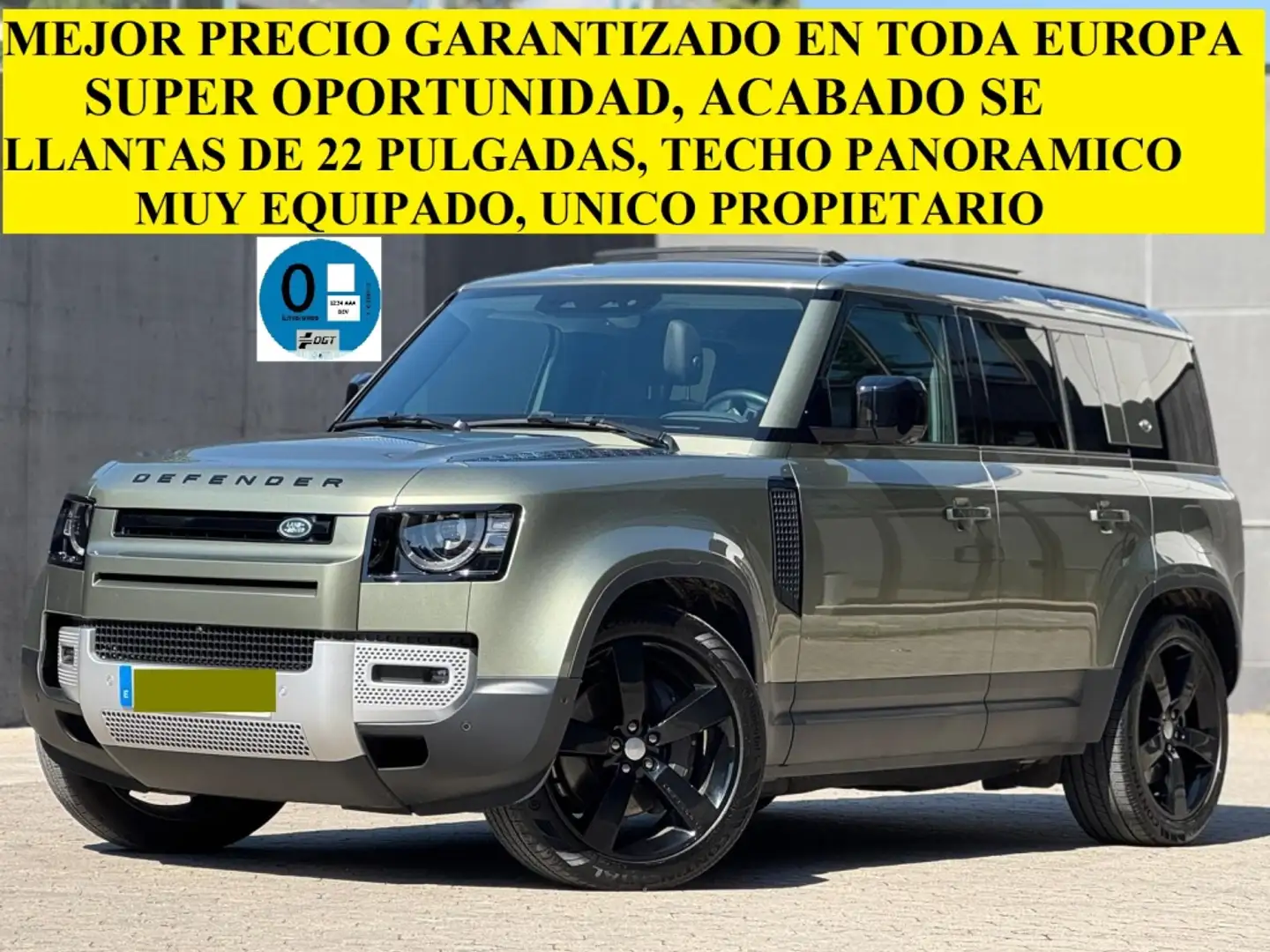 Land Rover Defender 110 2.0 Si4 PHEV SE AWD Aut. 404 Verde - 1