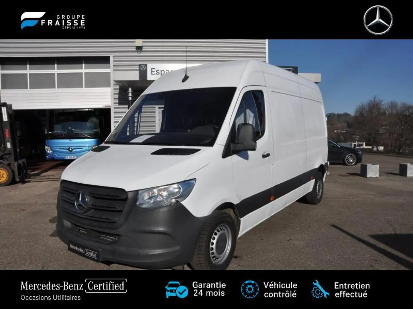 Mercedes-Benz Sprinter 211 CDI 39S 3T0 Traction Blanc - 1