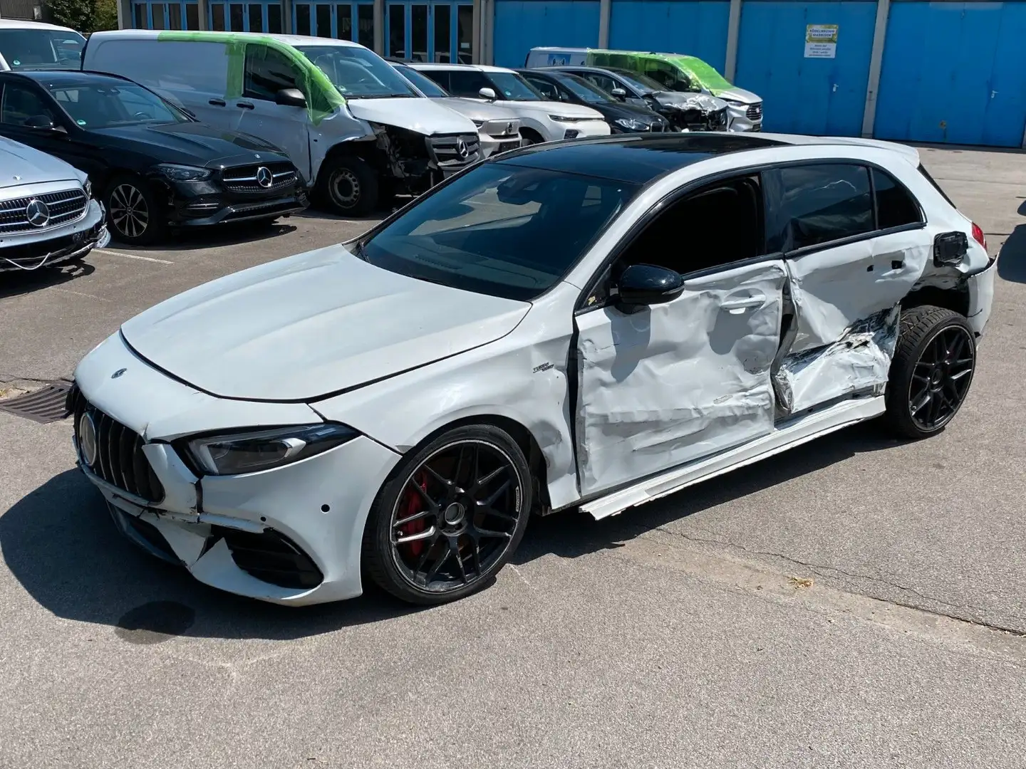 Mercedes-Benz A 45 AMG A 45 S AMG 4M+ *Panorama*Performance*Distronic* Blanco - 1