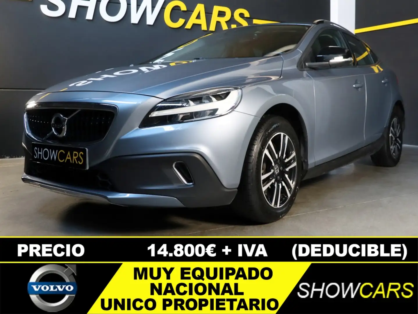 Volvo V40 Cross Country D2 Aut. 120 Bleu - 1