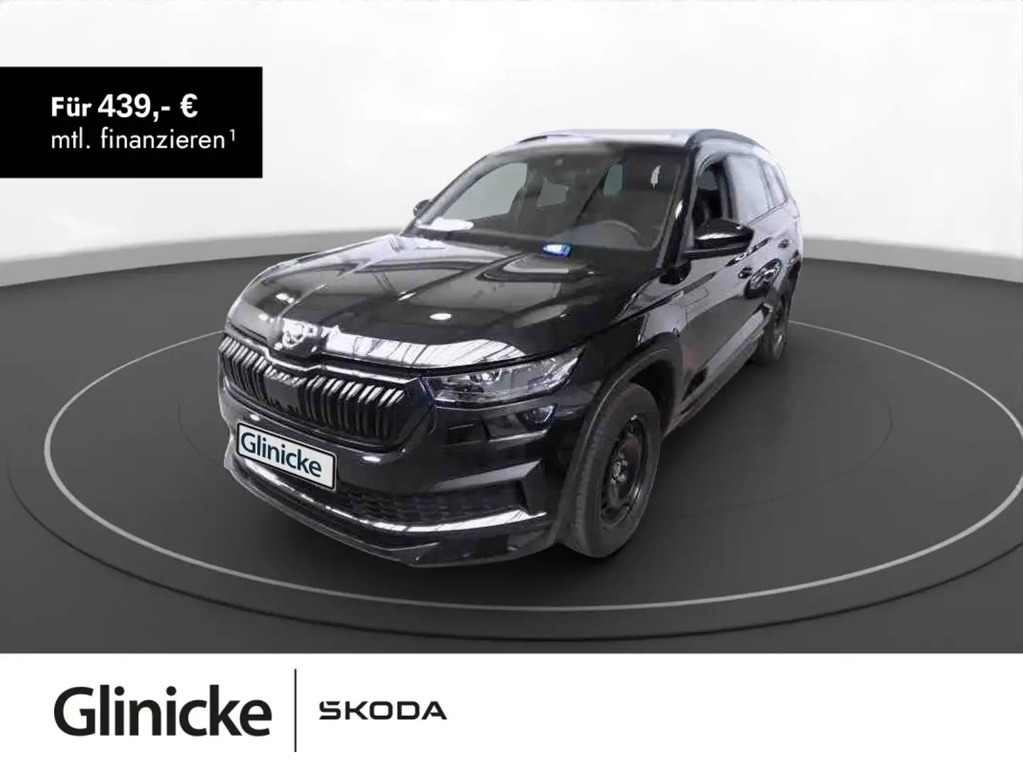 Skoda Kodiaq 2.0 TDI 4x4 Sportline 7-Sitzer AHK Matrix Schwarz - 1