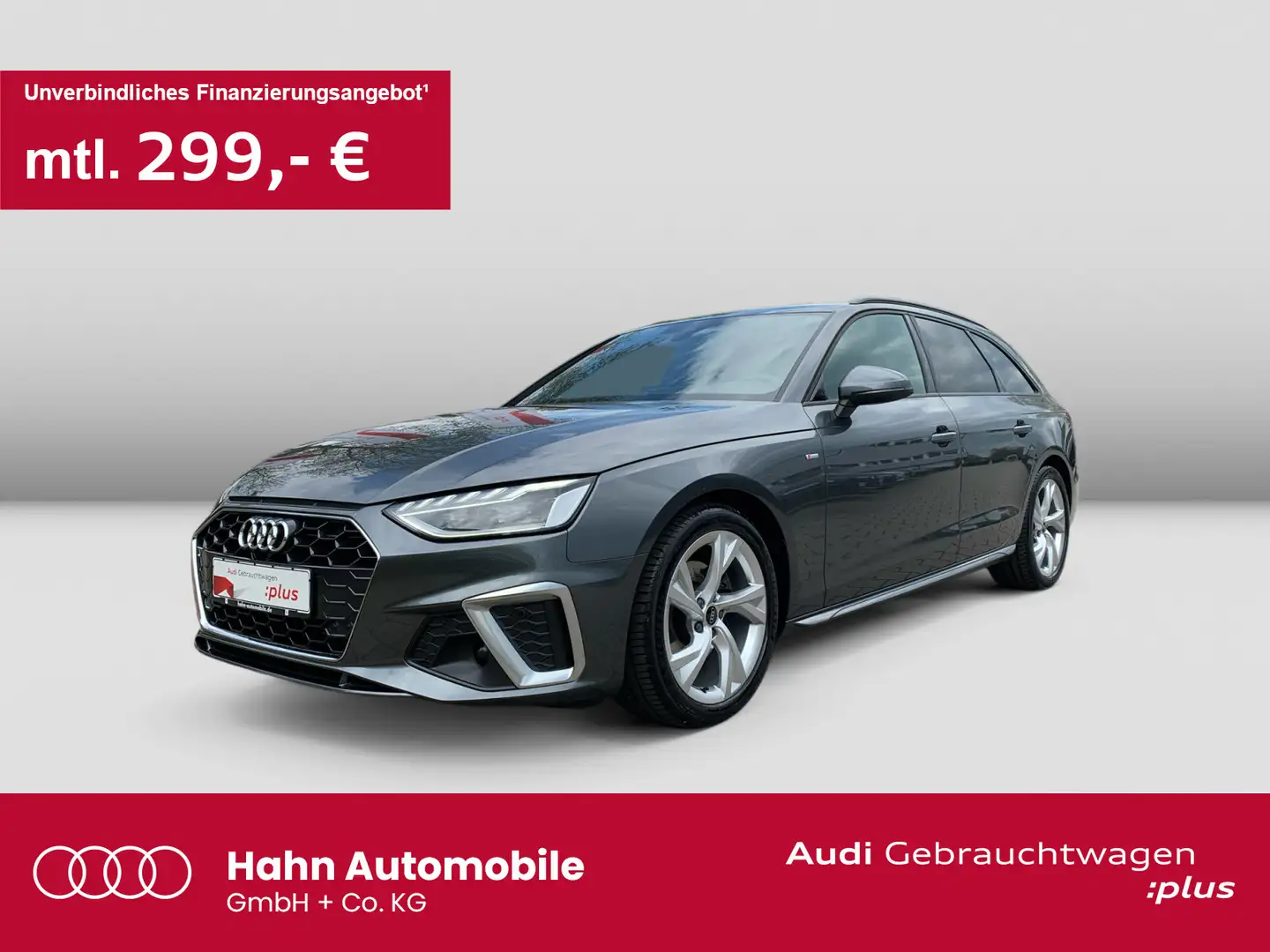Audi A4 35 TFSI S tronic S line AHK LED Cam Grau - 1