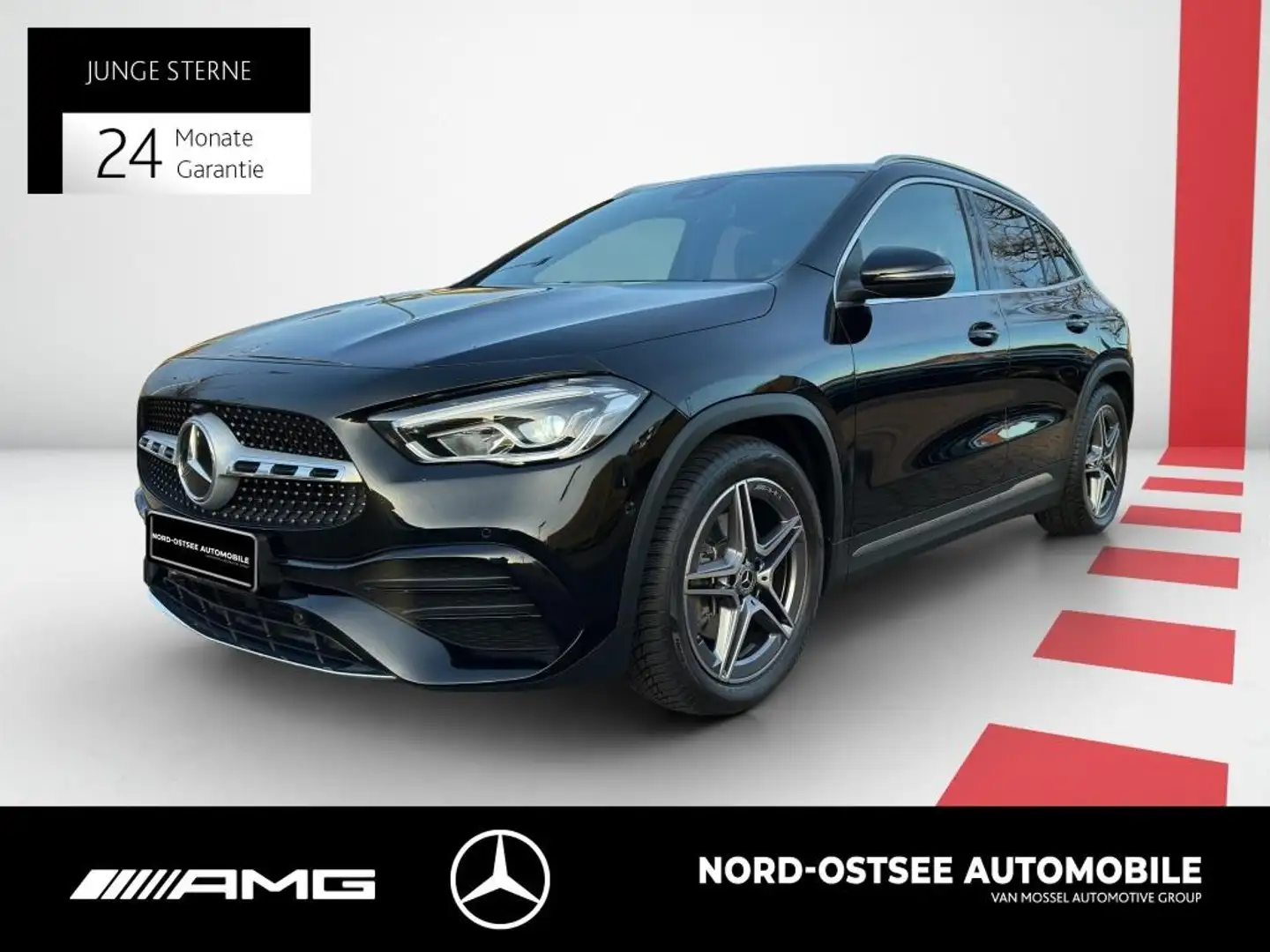 Mercedes-Benz GLA 250 4M AMG PANO KAMERA SOUND LED NAVI SITZHZ Noir - 1