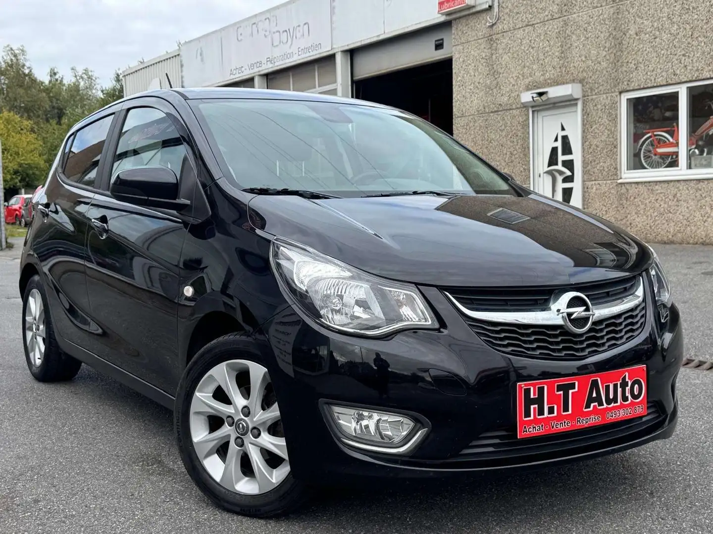 Opel Karl 1.0i Cosmo/Etat neuf/Airco/Euro6b/Garantie 1an Noir - 2