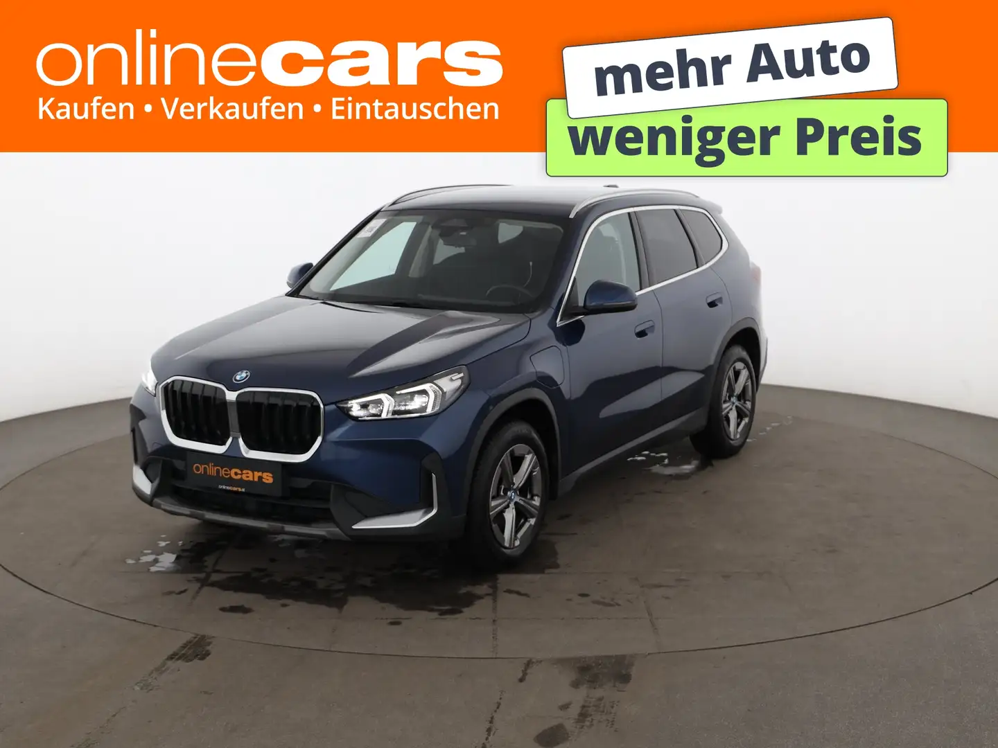BMW X1 xDrive25e Aut LED AHK LEDER R-CAM SITZHZG NAV Blau - 1