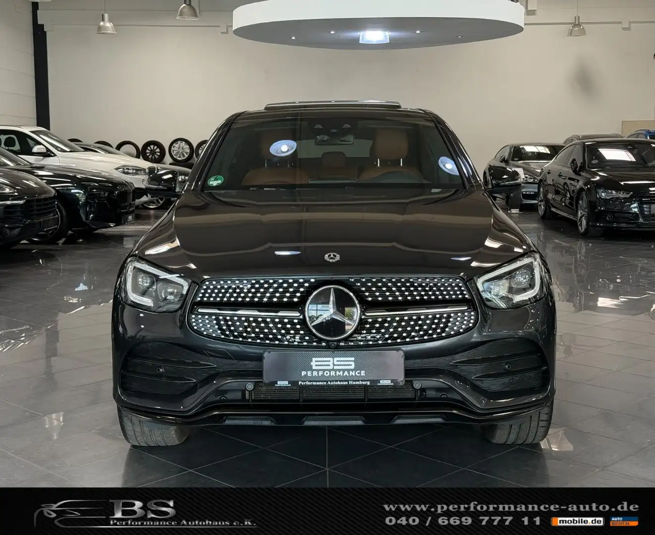 Mercedes-Benz GLC 400 d 4M. COUPE |AMG|NIGHT|ACC|HUD|BURMESTER| Gris - 2