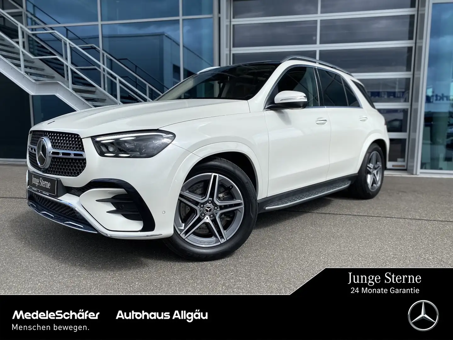 Mercedes-Benz GLE 450 GLE 450 4M AMG 20" AHK Airmatic Distronic Standh. Weiß - 1