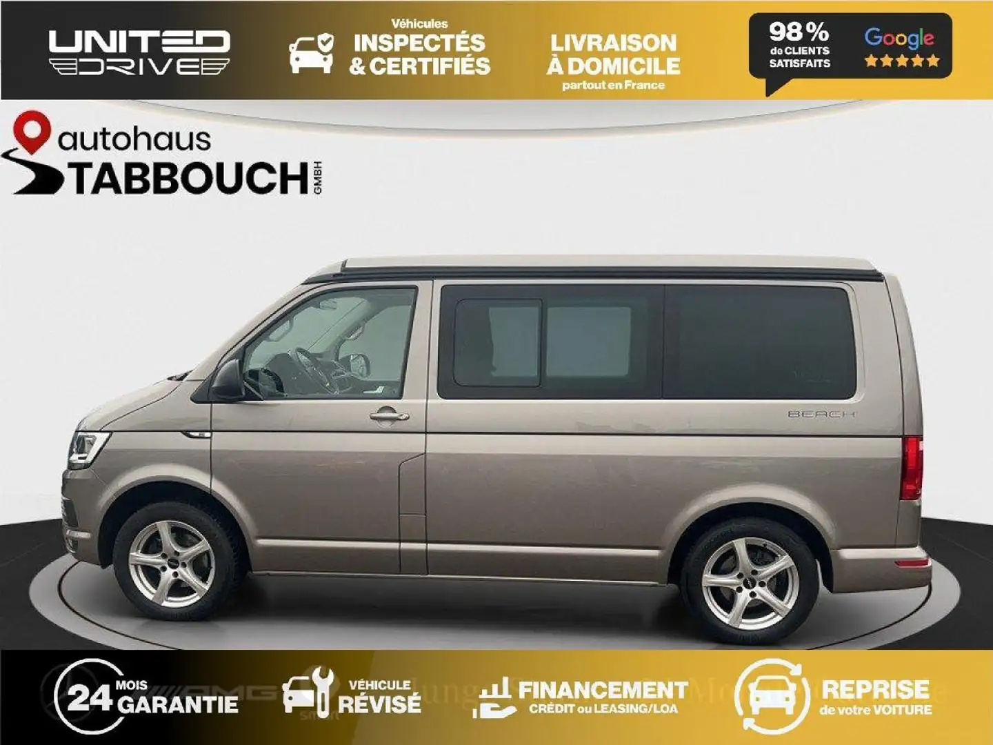 Volkswagen T6 California T6 CALIFORNIA BEACH Argent - 2