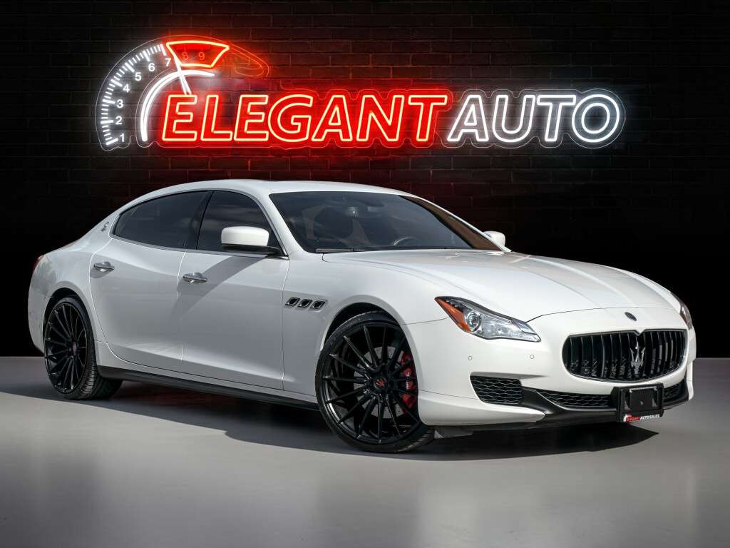 2015 Maserati Quattroporte SQ4 |CLEAN CARFAX|NAV|ROOF|BACKUP|LOW KM|VERY GOOD