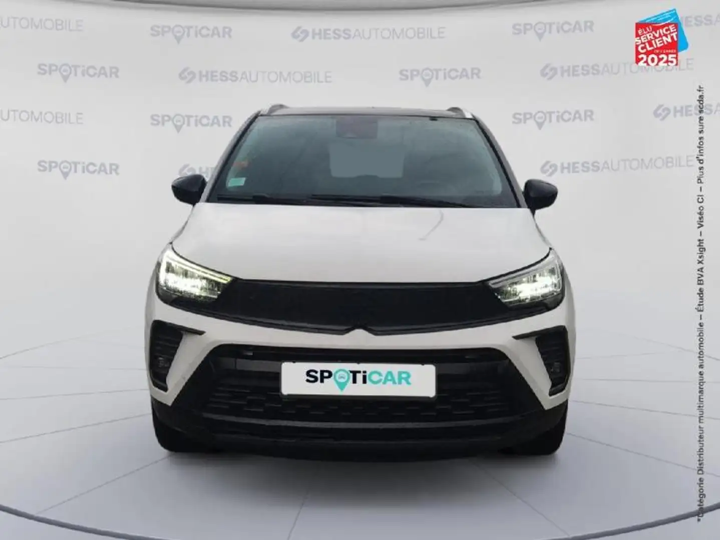 Opel Crossland 1.2 Turbo 130ch GS line BVA Tpano Camera Blanc - 2