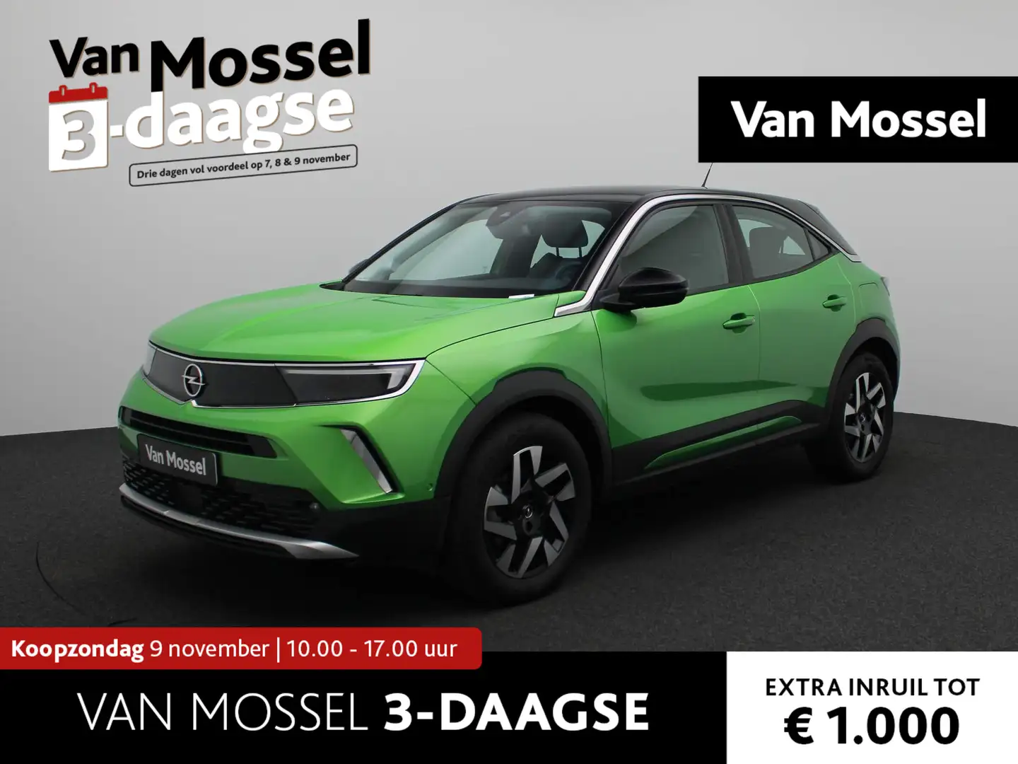 Opel Mokka-E Elegance 50-kWh | Navi | ECC | PDC | Cam | LMV | Groen - 1