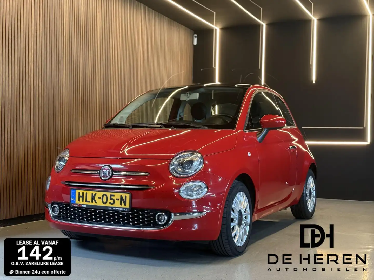 Fiat 500 1.2 Lounge Rood - 1