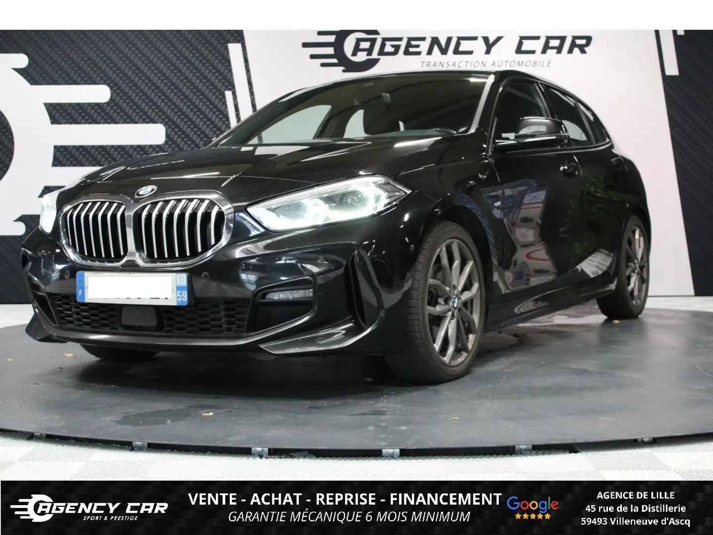 BMW 116 116d M Sport DKG BERLINE garantie 6 mois Noir - 1
