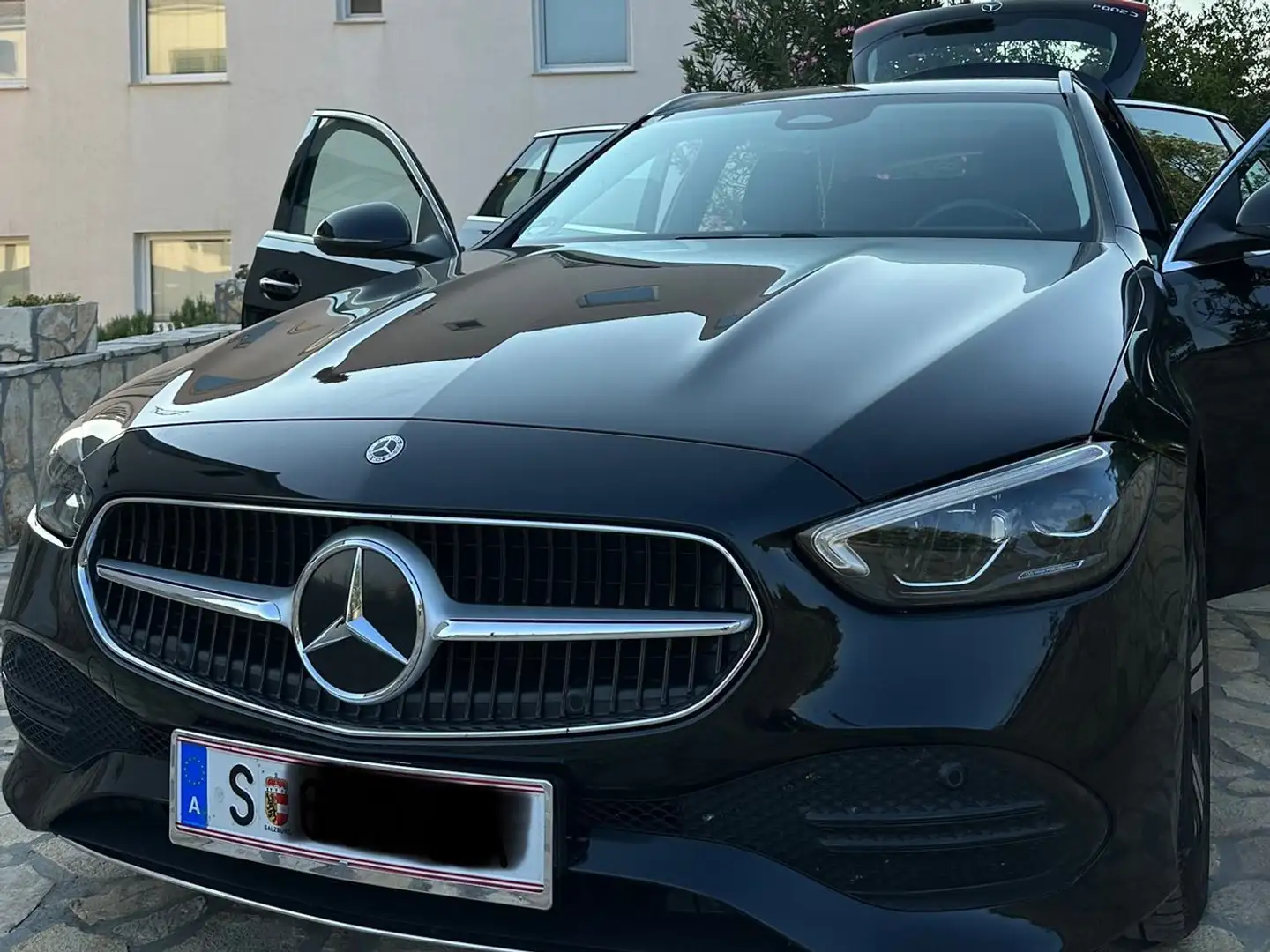Mercedes-Benz C 200 200d T Aut. Schwarz - 1