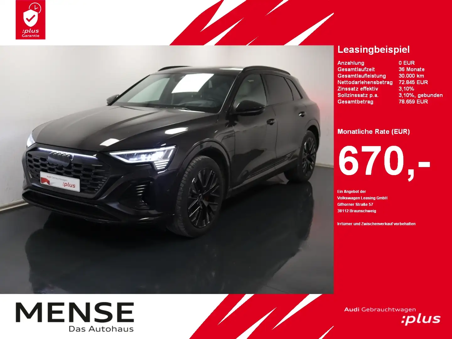 Audi Q8 e-tron 55  quattro S-Line |Matrix|Luft|Pano Brązowy - 1