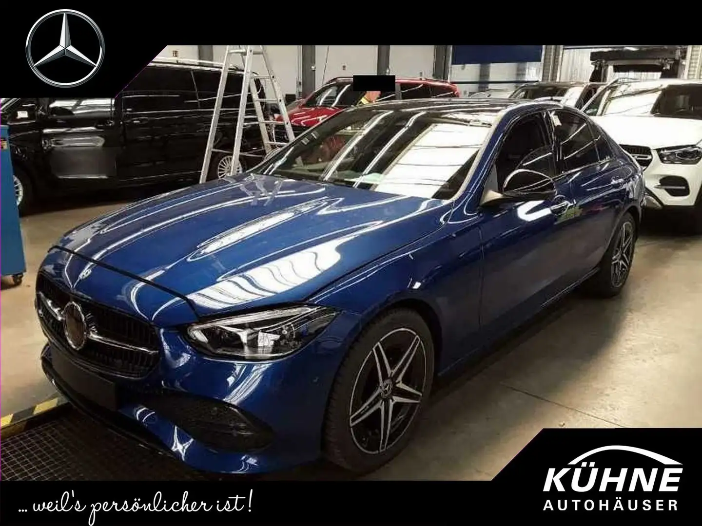 Mercedes-Benz C 200 AVANTGARDE Panorama+MULTIKONTUR+AHK+Digi ! Blau - 1
