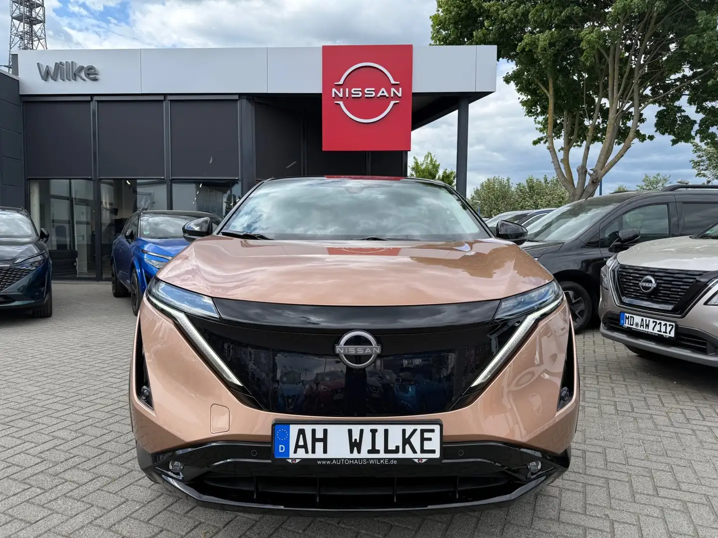 Nissan Ariya 63kWh Advance Pack 22kW OBC/PROPILOT - AUF LAGER Золотий - 2