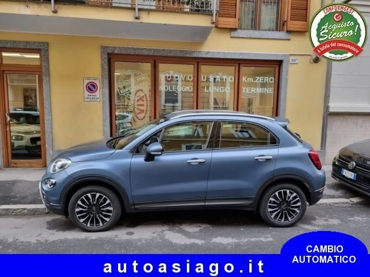 Fiat 500X 500 X 2018 1.6 mjt Cross 4x2 120cv dct Blu/Azzurro - 1