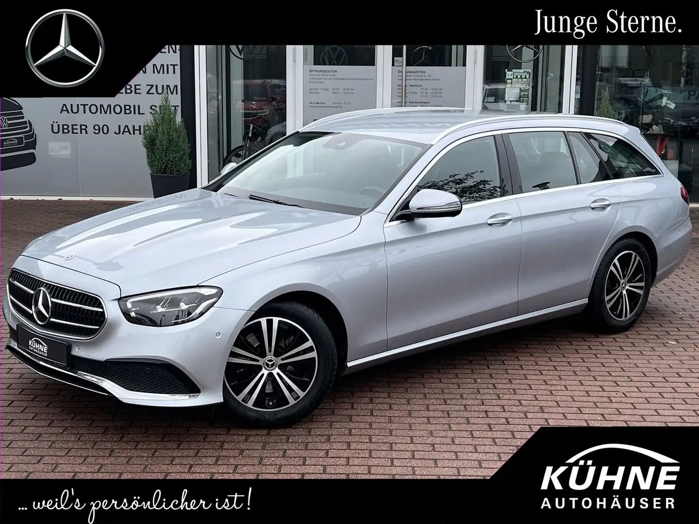 Mercedes-Benz E 200 T Avantgarde+MBUX+Kamera+Totwinkel+Spiegel Silber - 1