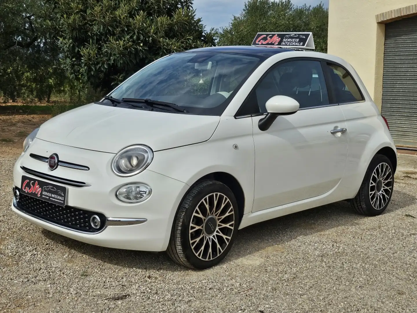 Fiat 500 1.0 Hybrid Monotrim 52kW Blanc - 1
