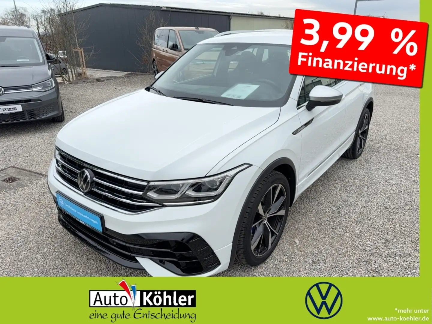 Volkswagen Tiguan R elektr. Heckklappe / LED-Matrixscheinwerfer Weiß - 1