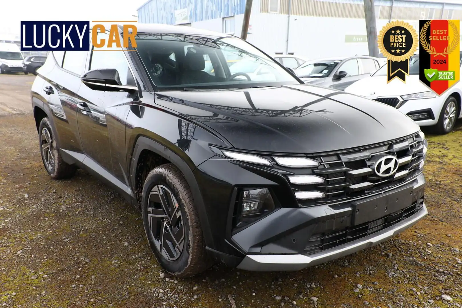 Hyundai TUCSON 1.6 HEV 215 DCT LED Nav Kam PDC Keyl LFA 158 kW... Negro - 2