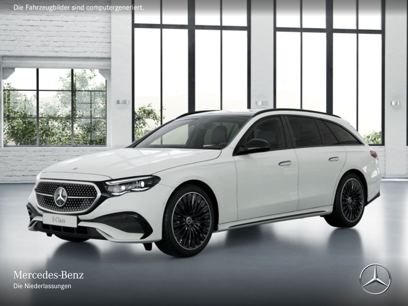 Mercedes-Benz E 220 d T 4M AMG Fahrass 360° Pano Navi Premium 9G — photo 13