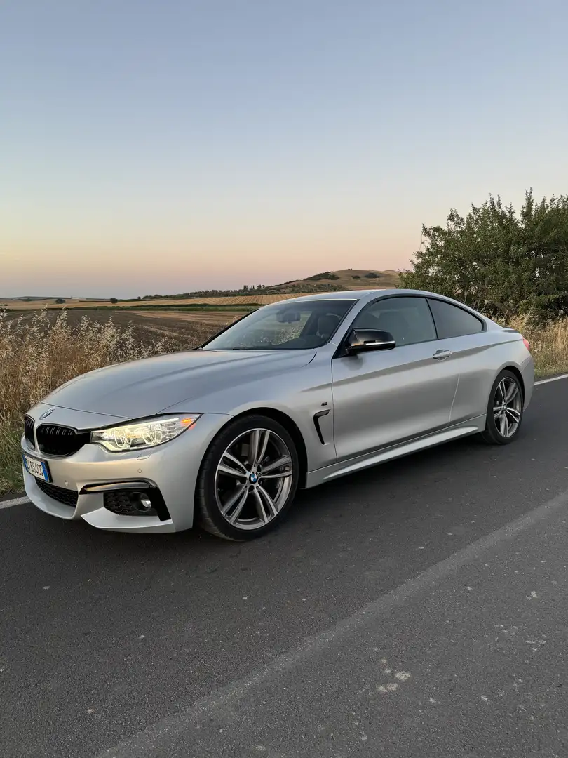 BMW 428 428i Coupe xdrive Msport auto Argento - 1