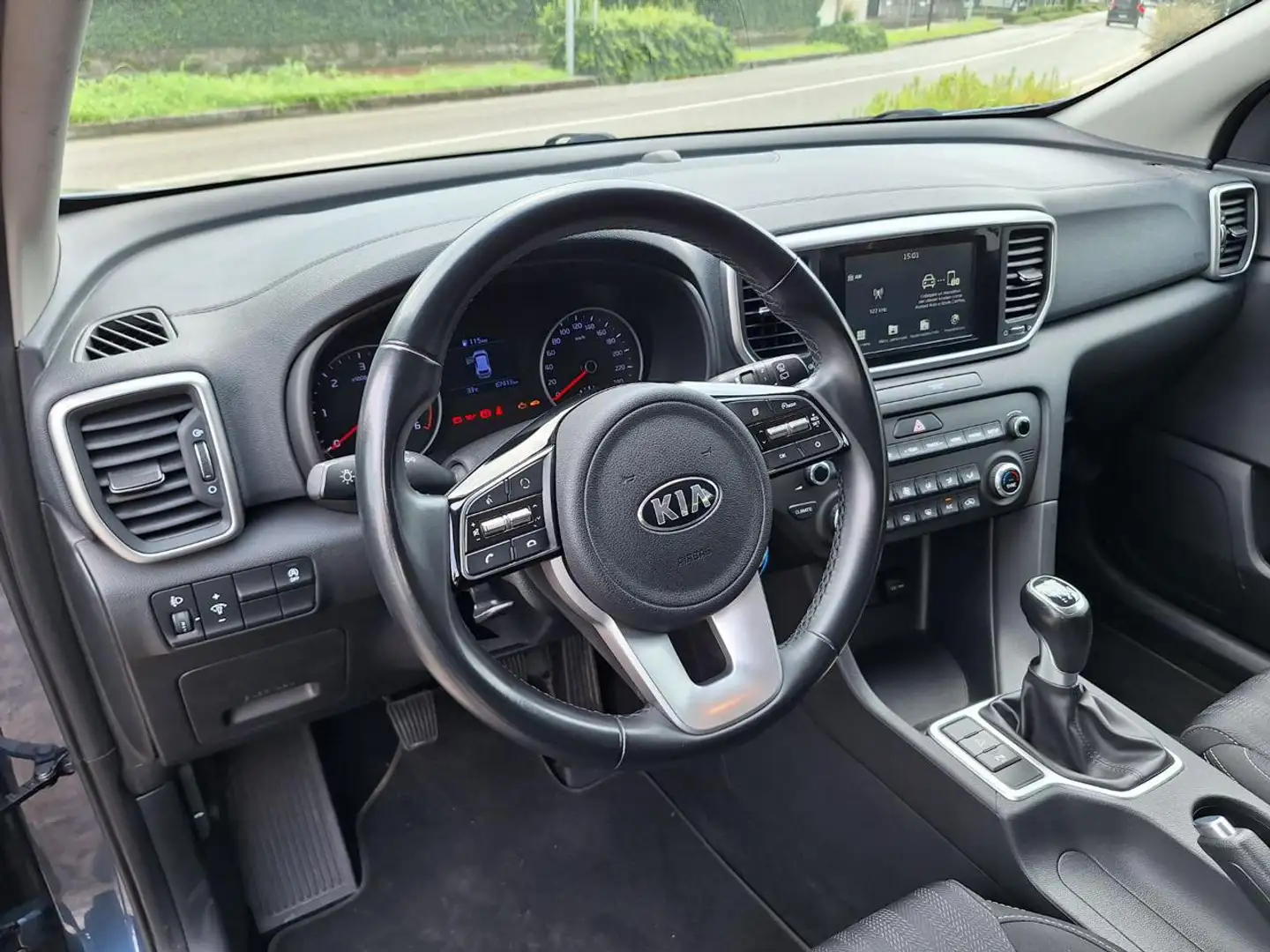 Kia Sportage 1.6 CRDI 115CV MHEV 2WD N1 5 POSTI (16.000+IVA) Modrá - 2