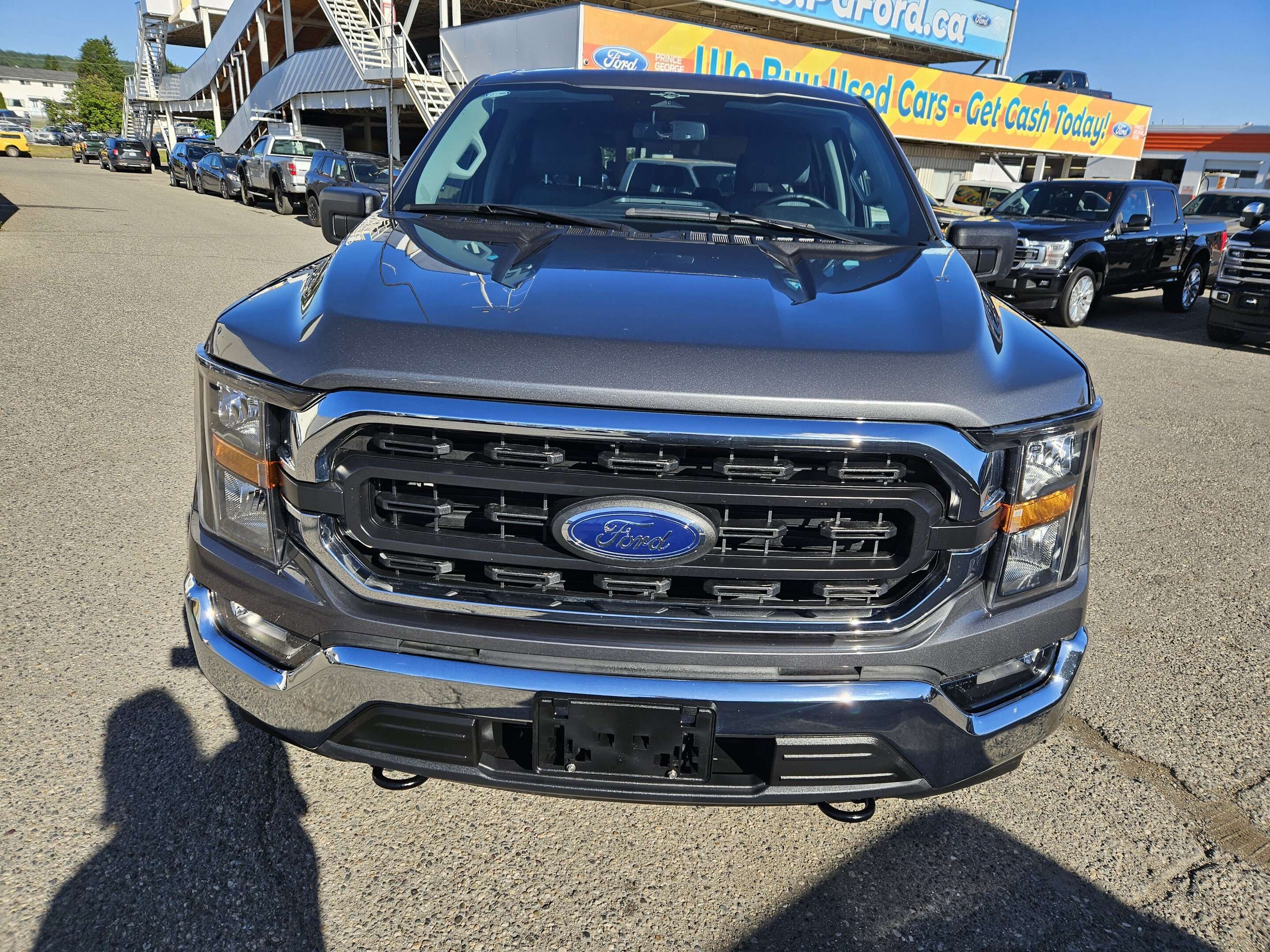 Carbonized Gray Metallic 2023 Ford F-150 Pickup Truck Four-Wheel Drive Automatic