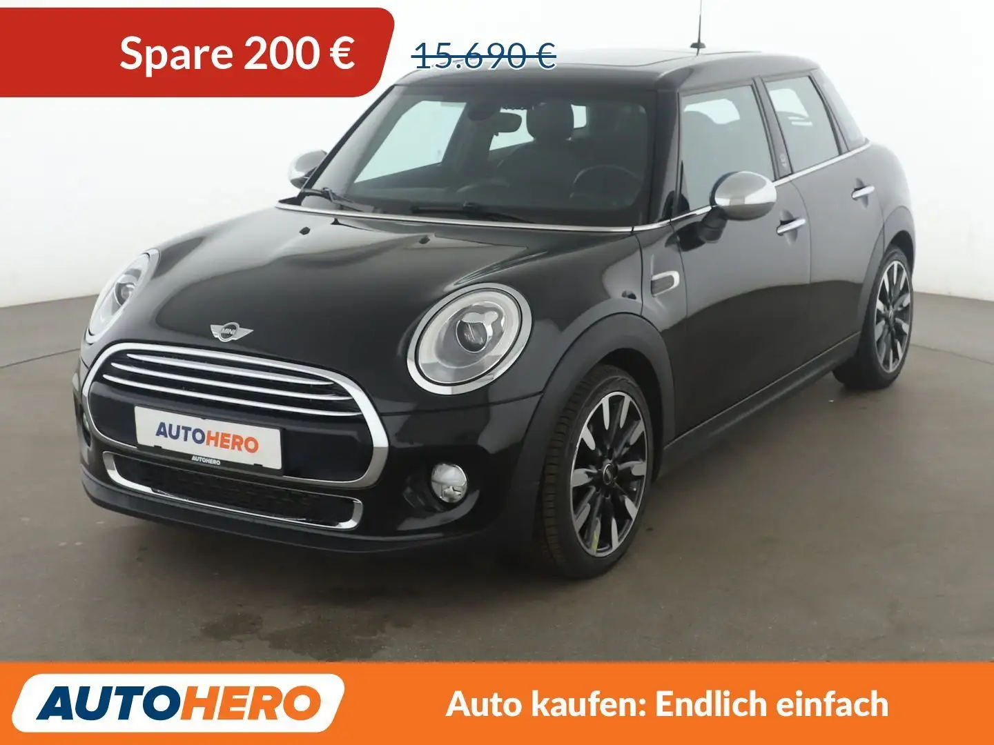 MINI Cooper Cooper Aut.*TEMPO*PDC*SHZ*LIM*ALU*KLIMA* Schwarz - 1