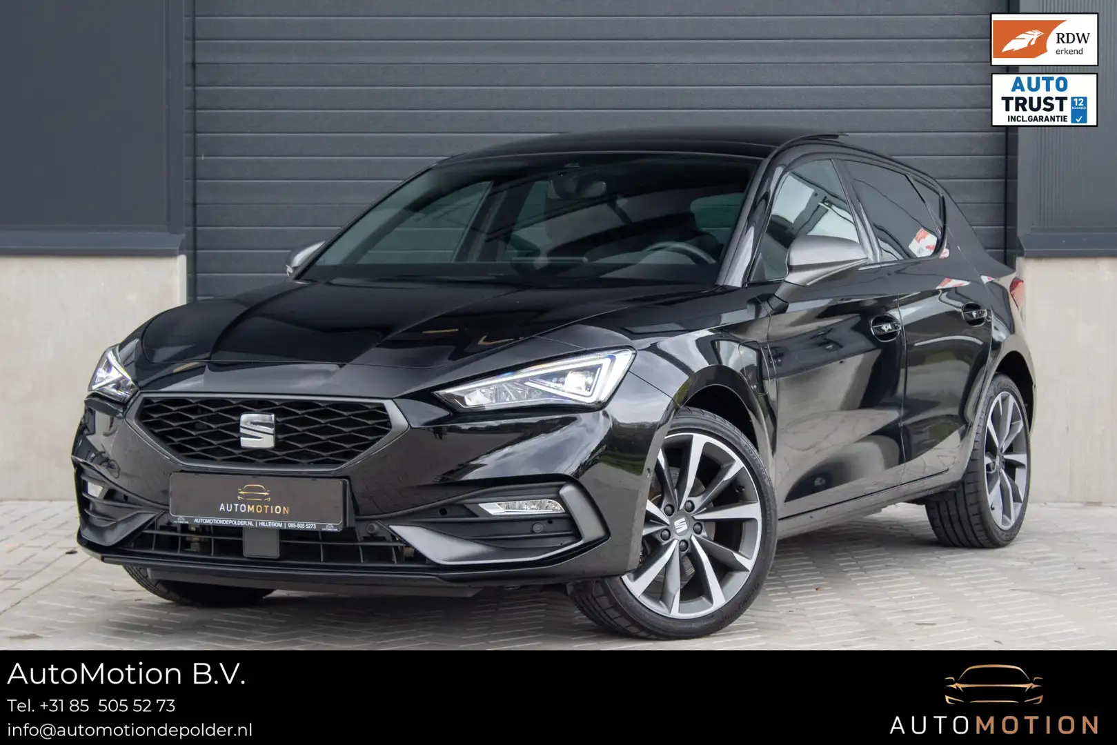 SEAT Leon 1.4 TSI eHybrid PHEV FR Bus. Int. PANO CAMERA ADAP Zwart - 1