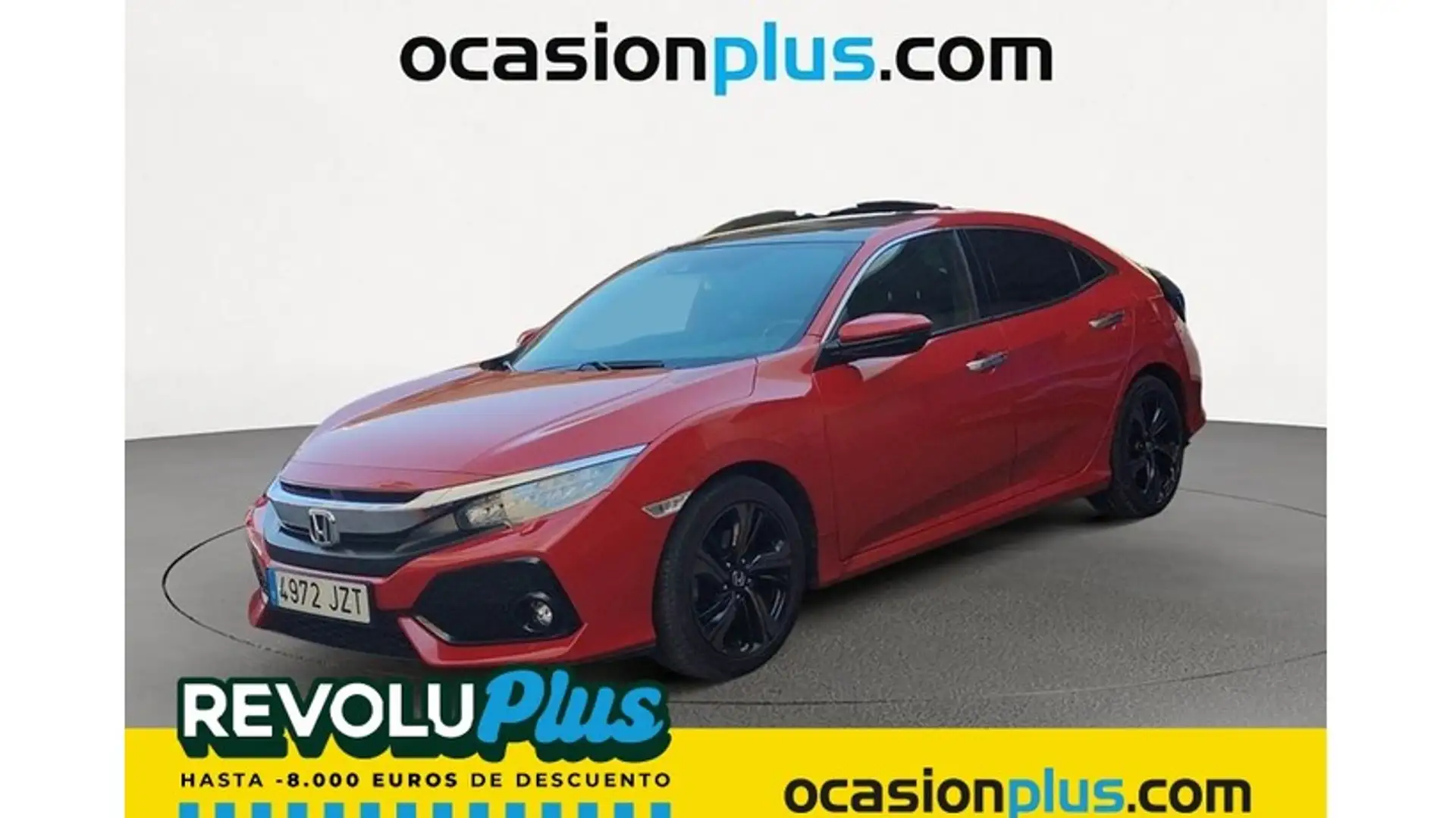 Honda Civic 1.5 VTEC Turbo Prestige CVT Rood - 1