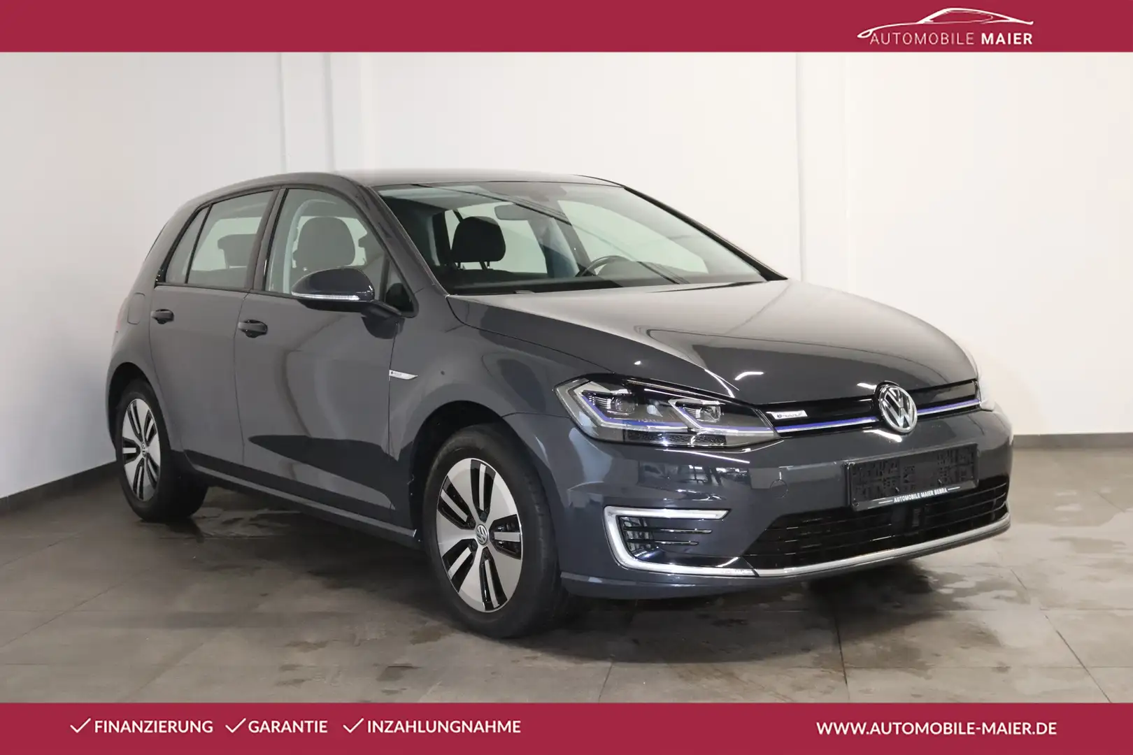 Volkswagen e-Golf Lim.-Navi-Klimaa.-ACC-LED-PDC-CCS-MFL- Gris - 1